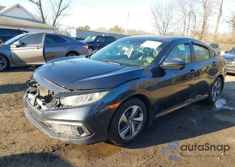 2019 Honda Civic Lx z USA, uszkodzony, nr VIN 2HGFC2F63KH591918